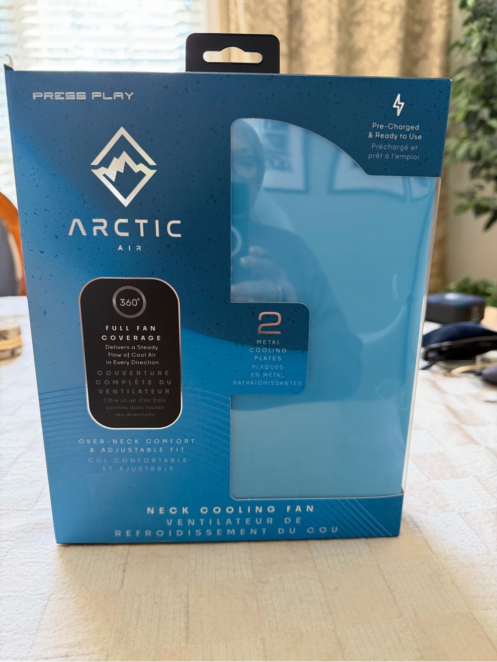 T.J.Maxx Arctic Air Neck Cooling Fan - Light Blue